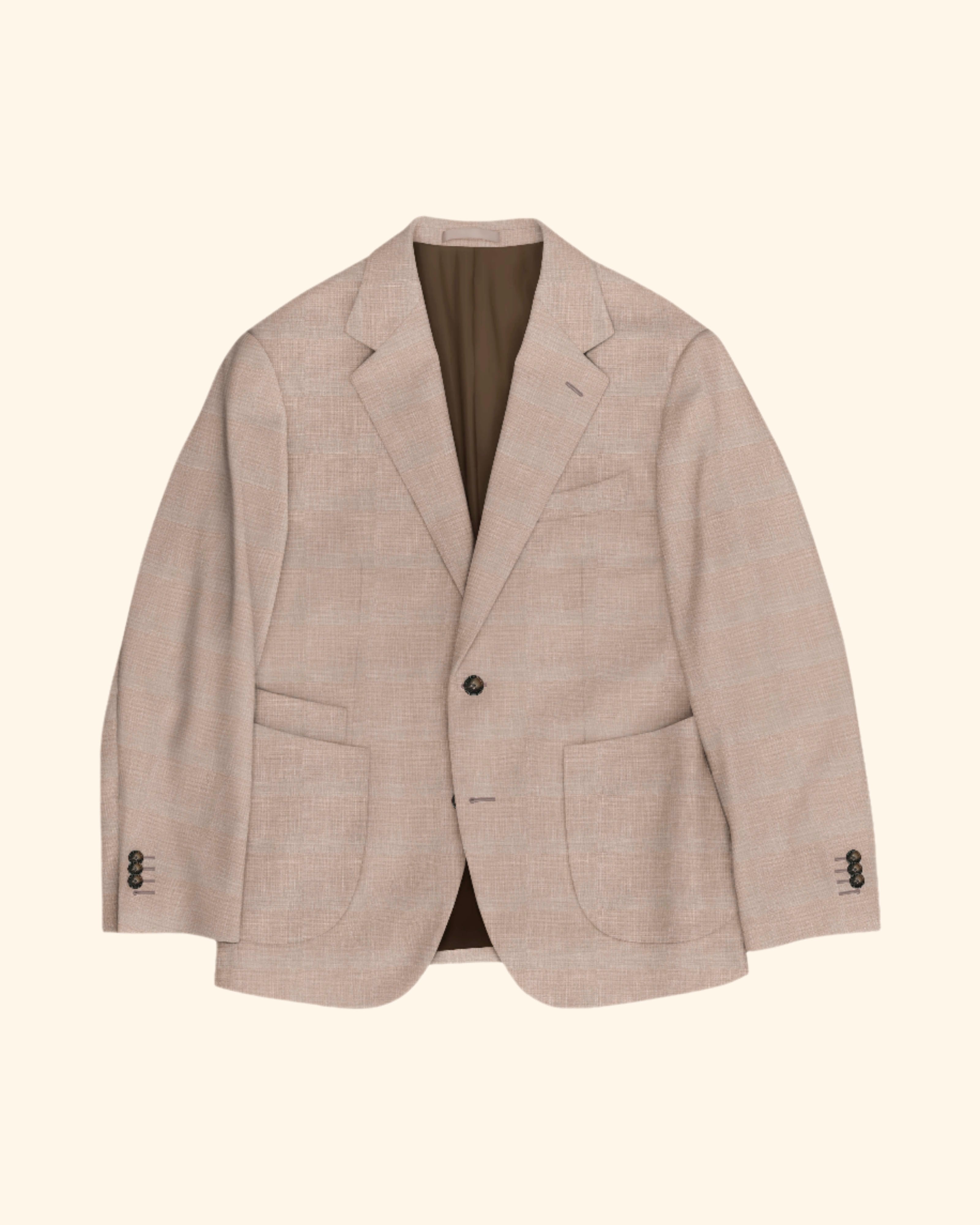 Classic Tan Bamboo Sport Jacket