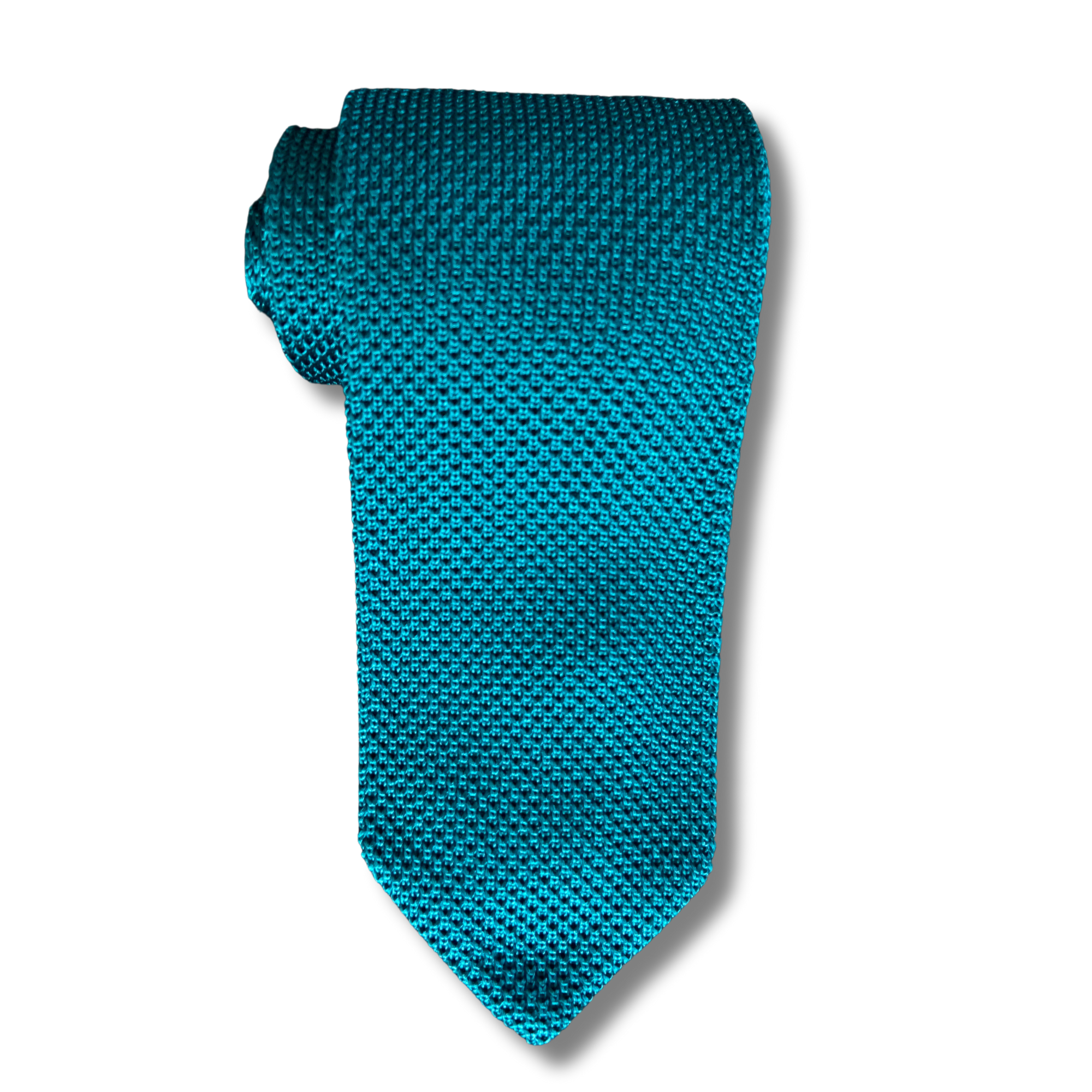 Teal Knit Tie